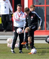 Fussball 1. Bundesliga: Training beim FC Bayern Muenchen