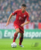 Fussball CHL  Saison 2011/2012:  Mario Gomez (FC Bayern Muenchen)