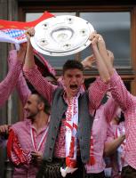 Fussball 1. Bundesliga :  JUBEL  Thomas Mueller  (FC Bayern Muenchen)