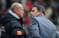 FUSSBALL, 1. BUNDESLIGA, 9. Spieltag: Werder Bremen, ALLOFS und SCHAAF