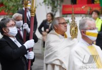 Fronleichnamsprozession 2020 mit Coronaauflagen