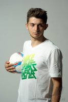 Fussball 1. Bundesliga, Saison 2011/2012: Matthias Zimmermann posiert im exklusiven Fotoshooting