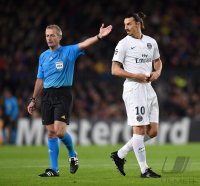 Fussball CHL  Saison 2014/2015: Zlatan Ibrahimovic (Paris Saint-Germain)