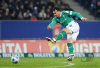 FUSSBALL 1. BUNDESLIGA: Bremen, ALMEIDA Einzelakion