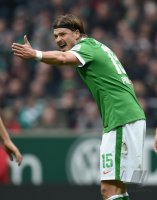 Fussball, 1. Bundesliga  Saison 2014/2015: SV Werder Bremen - FC Bayern Muenchen