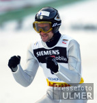 SKISPRINGEN  Vierschanzen Tournee  Bischofshofen Cecon jubelt im Ziel