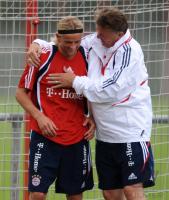Fussball 1. Bundesliga: Training beim FC Bayern Muenchen