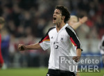 FUSSBALL  Lnderspiel Testpiel Deutschland - Belgien JUBEL; Michael Ballack (GER)