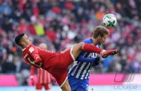 Fussball  1.Bundesliga   Saison 17/18: FC Bayern Muenchen -  Hertha BSC Berlin