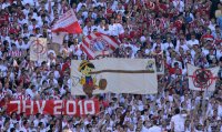 Fussball 1. Bundesliga : FC Bayern Muenchen / TSV 1860 Muenchen Fanprotest