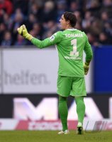 Fussball, 1. Bundesliga  Saison 2014/2015: Hamburger SV - Borussia Moenchengladbach