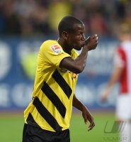 Fussball  1. Bundesliga  14/15: JUBEL Adrian Ramos (Borussia Dortmund)