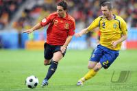 FUSSBALL EURO 2008: Schweden - Spanien