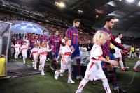 FUSSBALL  International CHL 09/10 : VfB Stuttgart -  FC Barcelona