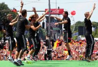 Ankunft der Deutschen Nationalmannschaft in Berlin nach dem Gewinn der Weltmeisterschaft 2014