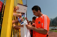 Fussball 1. Bundesliga :  Trainingslager des FC Bayern Muenchen