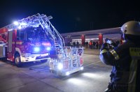 Begruessung der neuen Drehleiter der Freiwilligen Feuerwehr Horb
