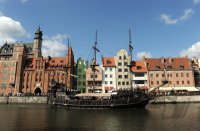 Fussball International EM 2012 : Stadtansicht von Danzig