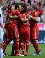Fussball 1. Bundesliga, Saison 2012/2013:  FC Bayern Muenchen - FSV Mainz 05