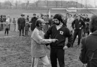 Fussball  Cramer, Mueller  (FC Bayern)