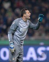 Fussball International Serie A 13/14: Torwart Samir Handanovic (Inter Mailand)