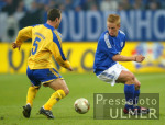 Fussball Uefa-Cup: Schalke - Kopenhagen, Zweikampf