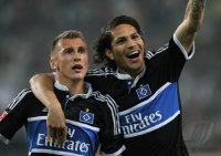 Fussball 1. Bundesliga  Saison 2011/2012 : JUBEL Robert Tesche (Hamburger SV)