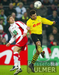 Fussball 1. Bundesliga: Dortmund - Koeln, Zweikampf
