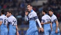 FUSSBALL Coppa Italia Halbfinale 14/15: JUBEL Miroslav Klose (Lazio Rom)
