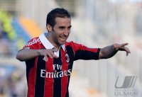 FUSSBALL SERIE A 2012/2013: JUBEL Mathieu Flamini (AC Mailand)