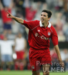 Fussball 1. Bundesliga  FC Bayern Muenchen JUBEL Makaay