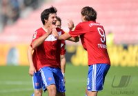 FUSSBALL, DFB Pokal 1. Hauptrunde:  Jonas Hummels, Mijo Tunjic (v. li., Unterhaching)