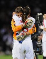 FUSSBALL  International CHL  2009/2010:  ALABA und ROBBEN (FC Bayern  Muenchen)