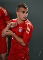 Fussball 1. Bundesliga 2012/2013:  Fototermin beim  FC Bayern Muenchen