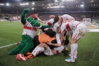 Fussball 1. Bundesliga : JUBEL Georg Niedermeier (VfB Stuttgart)