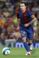 Fussball, Primera Division, Barcelona: INIESTA Einzelaktion
