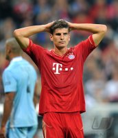 Fussball CHL  Saison 2011/2012:  Mario Gomez (FC Bayern Muenchen)
