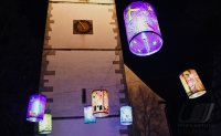 Laternenumzug Sankt Martinsumzug in Hirrlingen (Kreis Tuebingen)