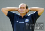 FUSSBALL  1. Bundesliga Hertha BSC-SC Freiburg Enttuschung; Hertha Trainer Stevens