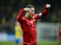 Fussball WM Qualifikation 2014 Playoff: JUBEL Cristiano Ronaldo (Portugal)