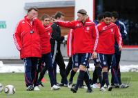 Fussball 1. Bundesliga : Training beim FC Bayern Muenchen