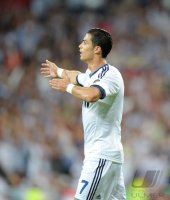 FUSSBALL Primera Division/Super Cup 2012: JUBEL Cristiano Ronaldo (Real Madrid)