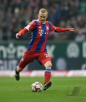 Fussball, 1. Bundesliga  Saison 2014/2015: SV Werder Bremen - FC Bayern Muenchen