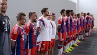 Fussball 1. Bundesliga 2014/2015: Fototermin beim FC Bayern Muenchen