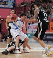 1. Basketball Bundesliga 2010/2011: Walter Tigers Tuebingen  - Giants Duesseldorf
