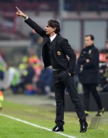 Fussball International Serie A 14/15: Trainer Filippo Inzaghi (AC Mailand)