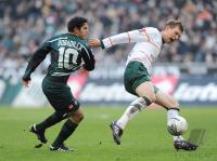 FUSSBALL, 1. BUNDESLIGA, 20. Spieltag: Borussia Moenchengladbach - Werder Bremen