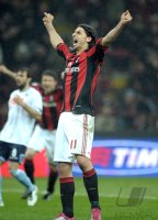 FUSSBALL SERIE A:  Zlatan Ibrahimovic (AC Mailand)