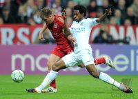 FUSSBALL INTERNATIONAL  CHL Viertelfinale 11/12:  FC Bayern Muenchen - Olympic Marseille