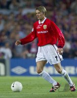 Fussball Champions League Finale 1999: David Beckham (Manchester United FC)